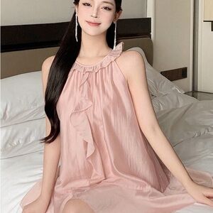 Dazy Pink Ruffle Dress